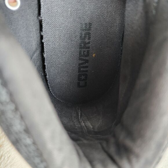 Converse All Star Mid Top Grey Canvas Lace Up Skate Shoes Size Mens 8 Women 10 - Picture 12 of 15